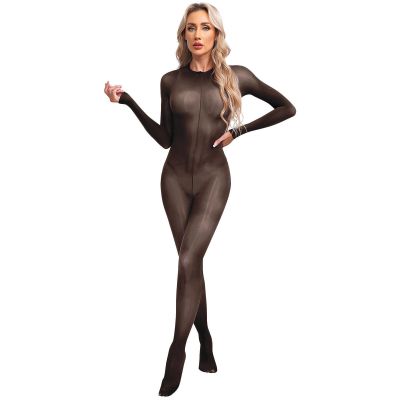 US Women‘s Glossy Pantyhose Stockings Stain Stretchy Tights Lingerie Underwear